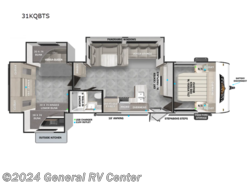 New 2025 Forest River Wildwood 31KQBTS available in Wixom, Michigan