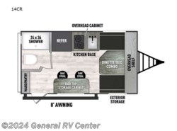 New 2025 Coachmen Clipper Cadet 14CR available in Wixom, Michigan