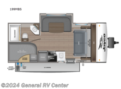 New 2025 Jayco Jay Feather Micro 199MBS available in Wixom, Michigan