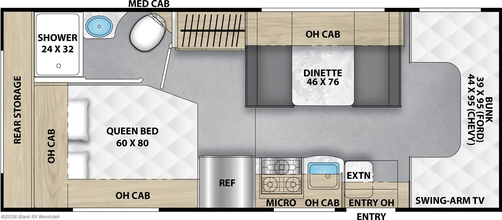 New 2027 Coachmen Cross Trail 23XG available in Montclair, California