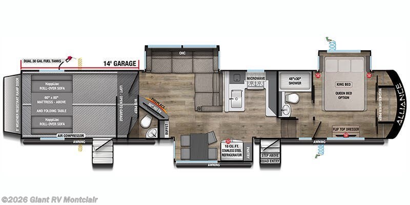 New 2027 Alliance RV Valor 44V14 available in Montclair, California