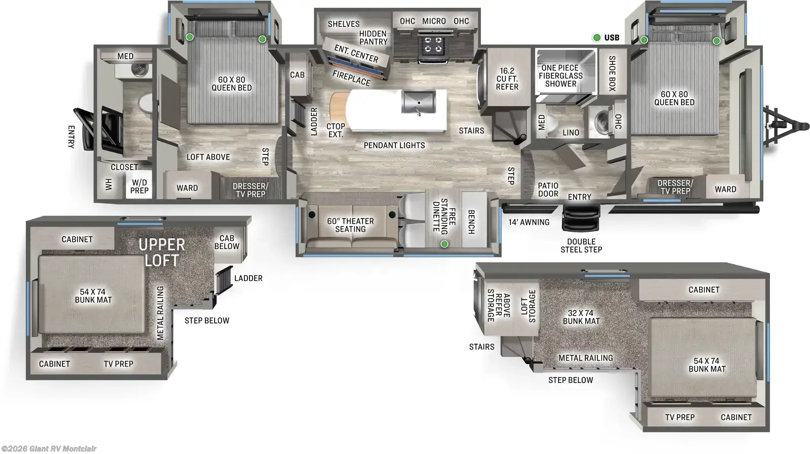 New 2027 Forest River Sierra Destination 41DUPLEX available in Montclair, California