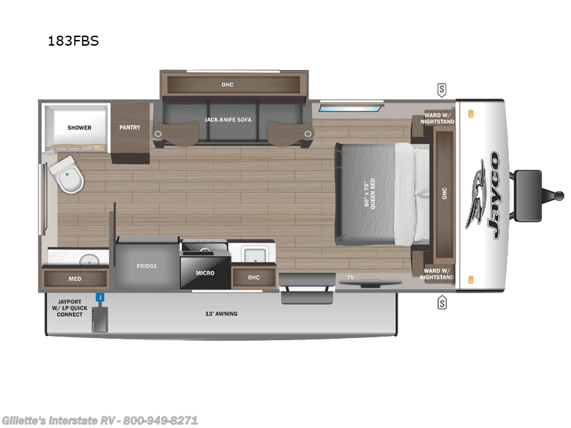 New 2025 Jayco Jay Feather Micro 183FBS available in Haslett, Michigan