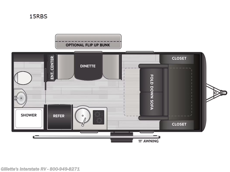 New 2025 Keystone Sprout 15RBS available in Haslett, Michigan