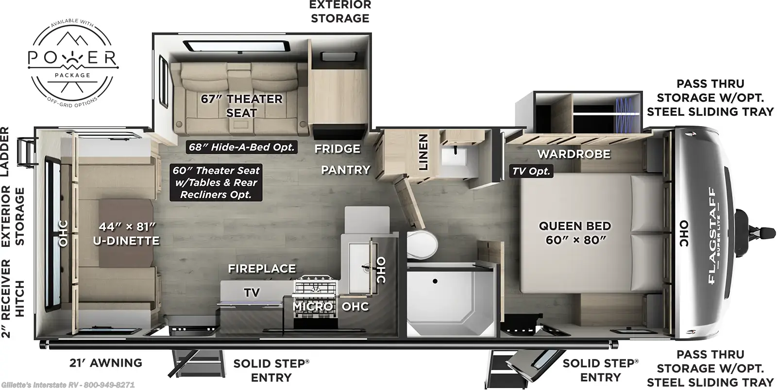 New 2026 Forest River Flagstaff Super Lite 26SRD available in Haslett, Michigan