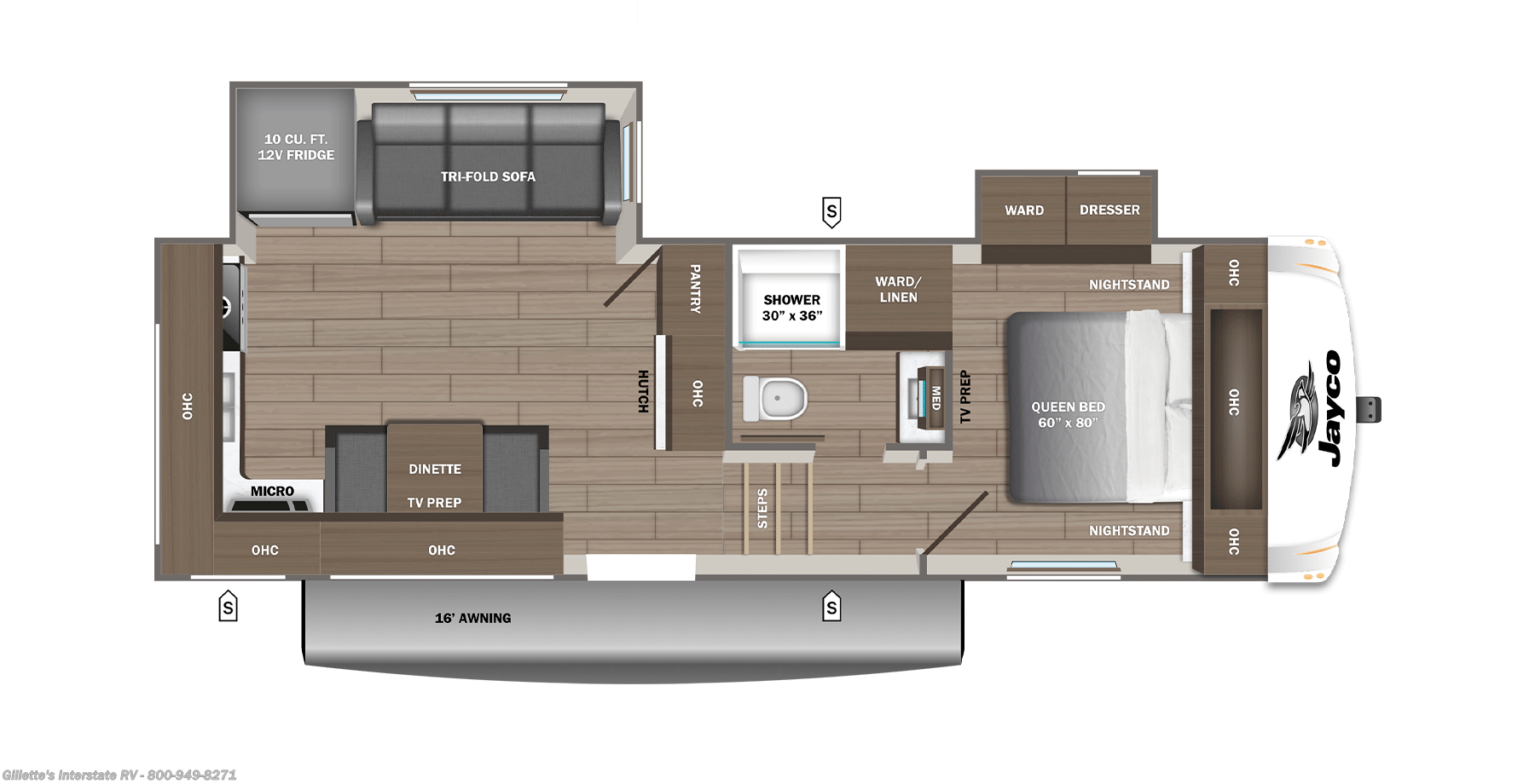 New 2027 Jayco Eagle SLE Fifth Wheel 24MLE available in Haslett, Michigan