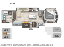 New 2026 Forest River Cedar Creek Cottage 40CBK available in Haslett, Michigan
