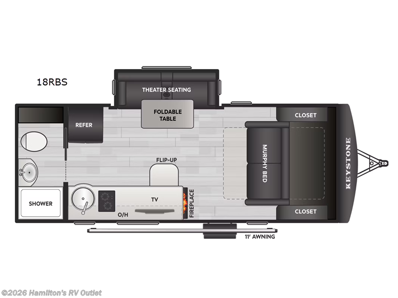 New 2026 Keystone Sprout 18RBS available in Saginaw, Michigan