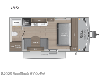 New 2026 Jayco Jay Flight SLX 170FQ available in Saginaw, Michigan