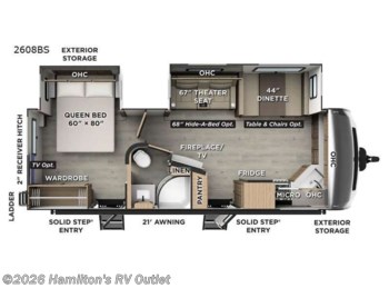 New 2027 Forest River Rockwood Ultra Lite 2608BS available in Saginaw, Michigan