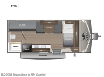 New 2027 Jayco Jay Flight 170BH available in Saginaw, Michigan