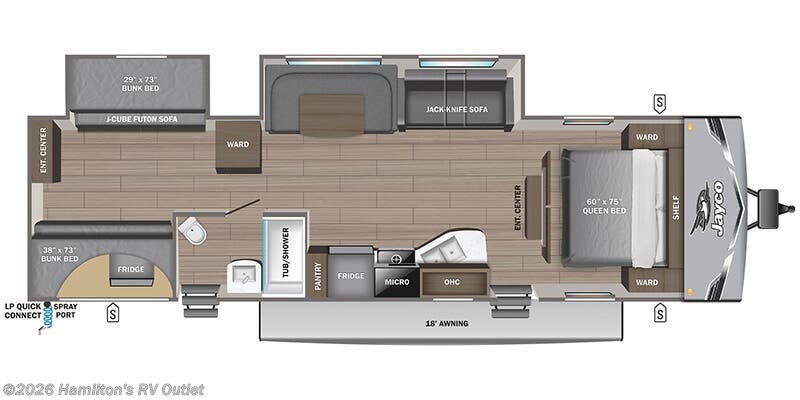 New 2026 Jayco Jay Flight SLX 321BDS available in Saginaw, Michigan