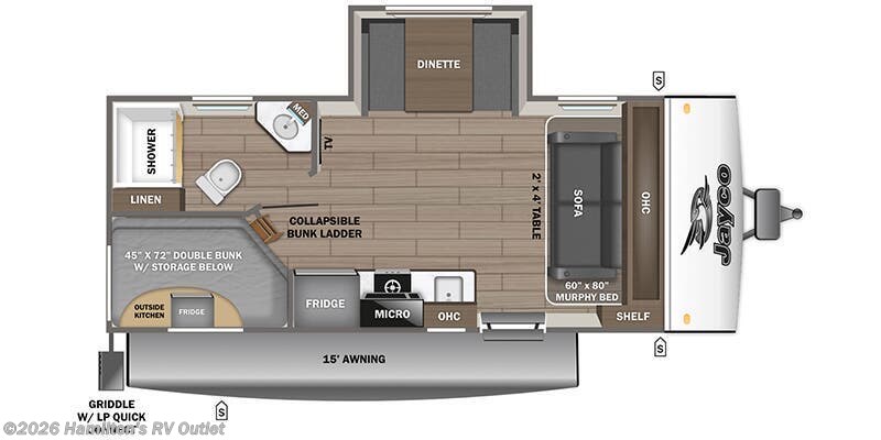 New 2026 Jayco Jay Feather Air 19MBS available in Saginaw, Michigan