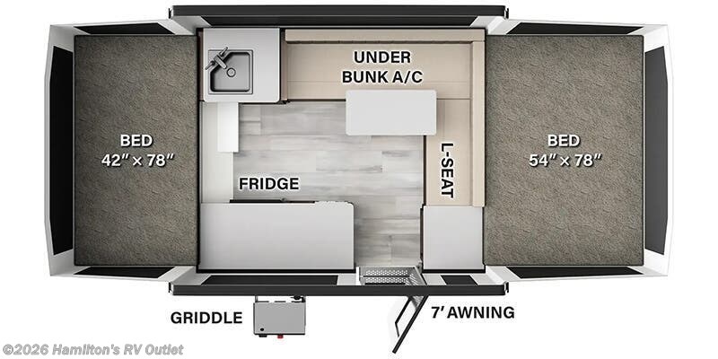 New 2026 Forest River Rockwood Freedom 1640FT available in Saginaw, Michigan