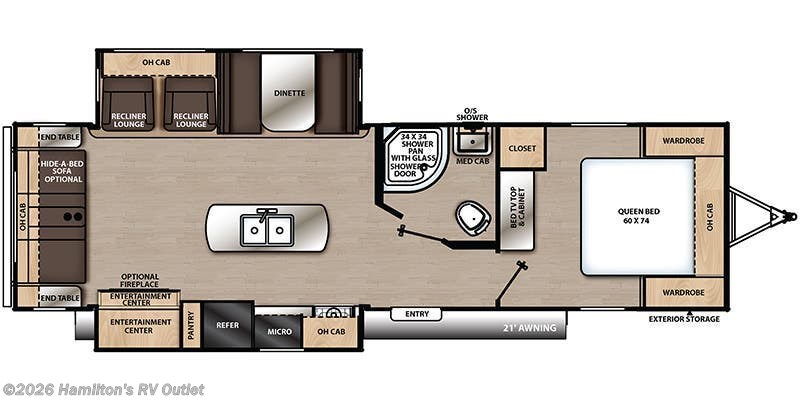 Used 2019  Coachmen Catalina Legacy Edition 293RLDS by Coachmen from Hamilton's RV Outlet in Saginaw, MI