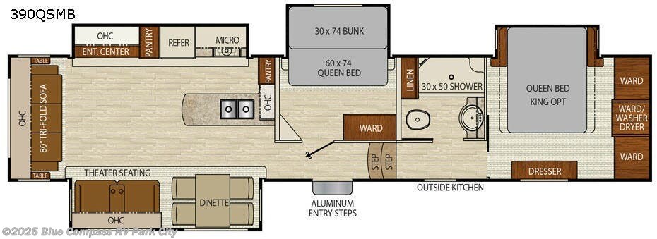 Used 2017 Coachmen Chaparral 390QSMB available in Park City, Kansas
