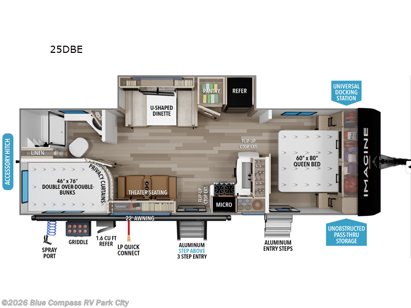 New 2026 Grand Design Imagine XLS 25DBE available in Park City, Kansas