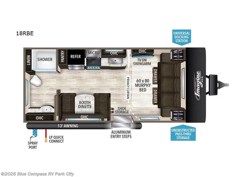 Used 2019 Grand Design Imagine XLS 18RBE available in Park City, Kansas
