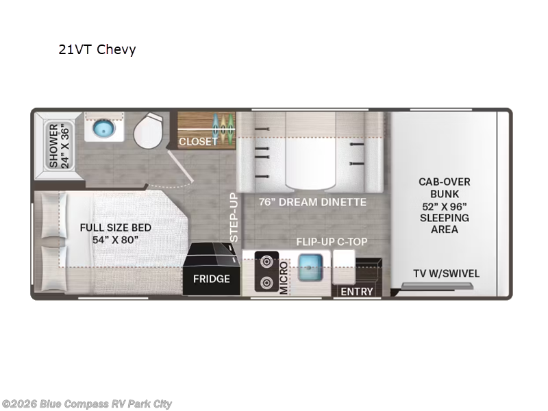 New 2027 Thor Motor Coach Geneva 21VT Chevy available in Park City, Kansas
