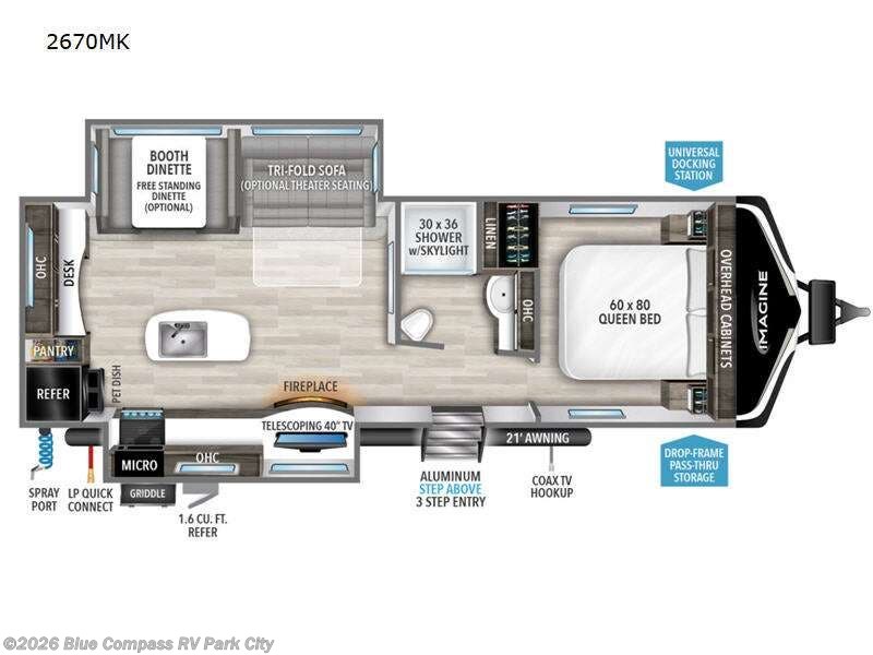 Used 2023 Grand Design Imagine 2670MK available in Park City, Kansas