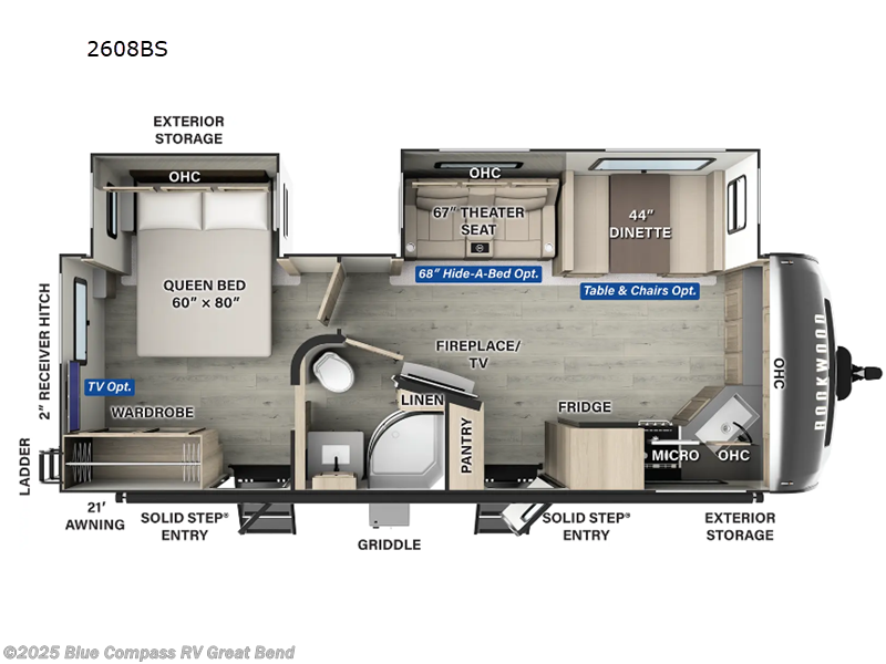 New 2026 Forest River Rockwood Ultra Lite 2608BS available in Great Bend, Kansas