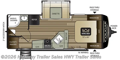 Used 2020 Keystone Cougar Half-Ton 22RBSWE available in Salem, Oregon