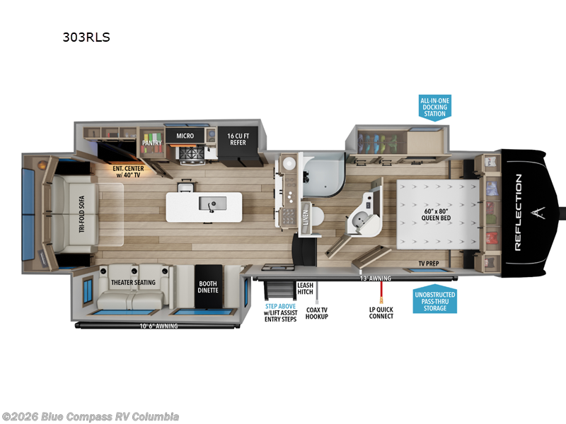 New 2026 Grand Design Reflection 303RLS available in Lexington, South Carolina