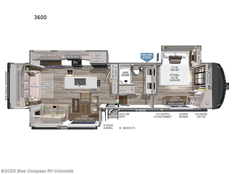 New 2027 Brinkley RV Model Z 3600 available in Lexington, South Carolina