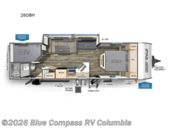 Used 2024 Forest River Cherokee Grey Wolf 26DBH available in Lexington, South Carolina