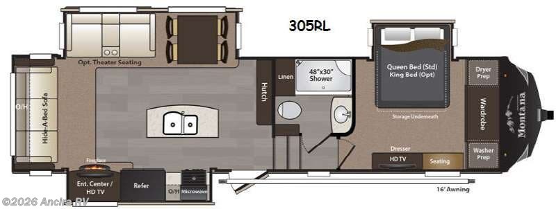 Used 2016 Keystone Montana High Country 305RL available in Boerne, Texas