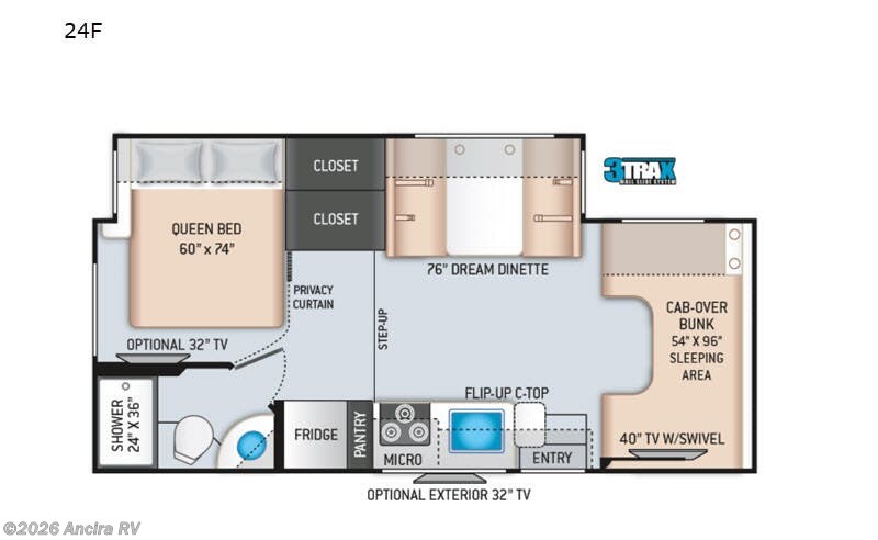 Used 2021 Thor Motor Coach Four Winds 24F available in Boerne, Texas