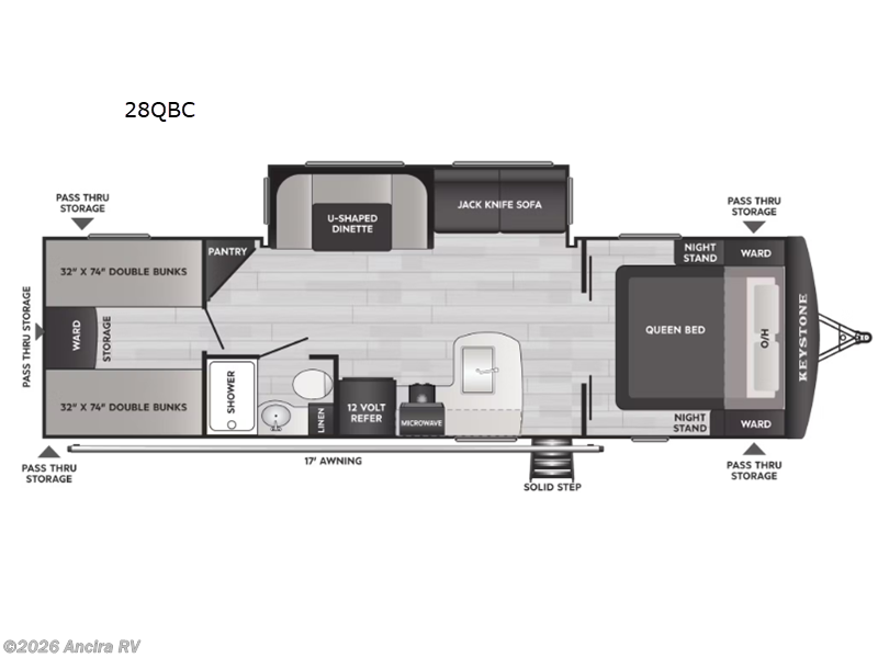 New 2026 Keystone Bullet Classic 28QBC available in Boerne, Texas