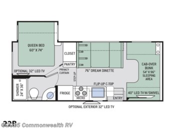 Used 2018 Thor Motor Coach Chateau 22B Chevy available in Ashland, Virginia