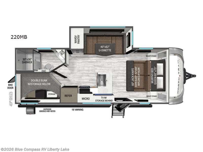 New 2026 Heartland North Trail 220MB available in Liberty Lake, Washington