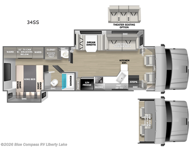 New 2026 Dynamax Corp Europa 34SS available in Liberty Lake, Washington