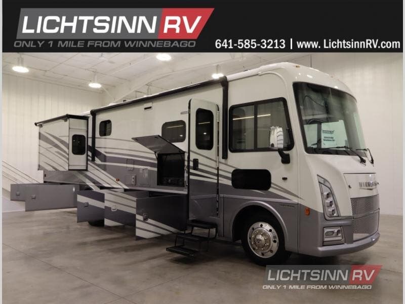 New 2023  Winnebago Adventurer 35F by Winnebago from Lichtsinn RV in Forest City, IA