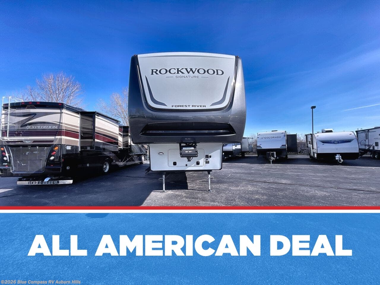 New 2026 Forest River Rockwood Signature 401SFB available in Auburn Hills, Michigan