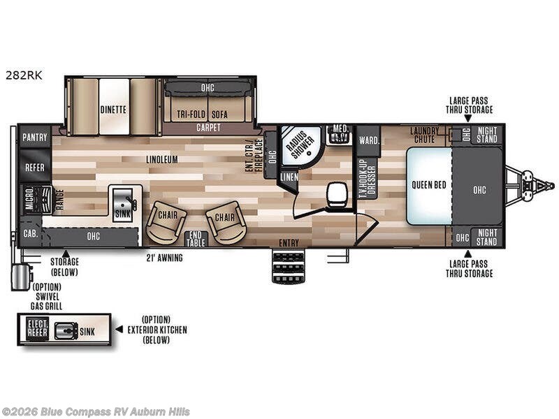 Used 2017 Forest River Wildwood Heritage Glen 282RK available in Auburn Hills, Michigan