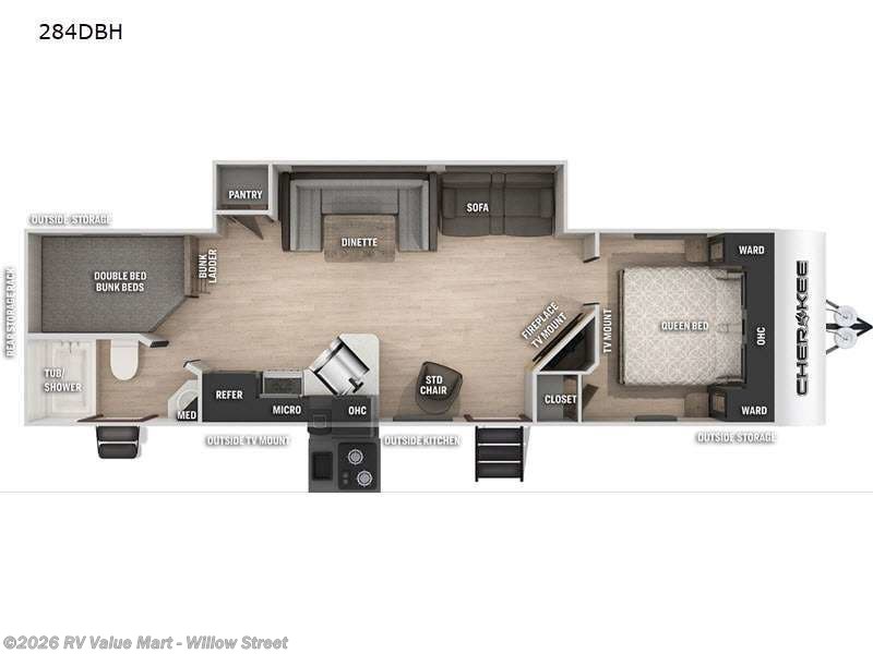 2022 Forest River Cherokee 284DBH