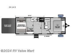 New 2025 Forest River Cherokee Wolf Pack 24-14.5 available in Willow Street, Pennsylvania