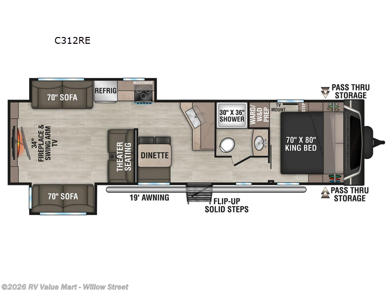 New 2026 K-Z Connect C312RE available in Willow Street, Pennsylvania