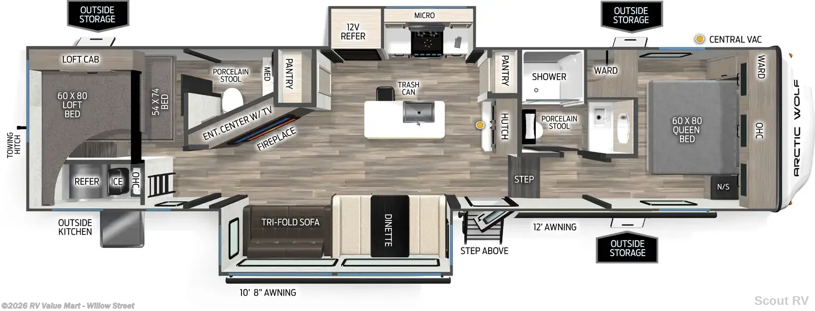 New 2027 Forest River Cherokee Arctic Wolf 331BH available in Willow Street, Pennsylvania
