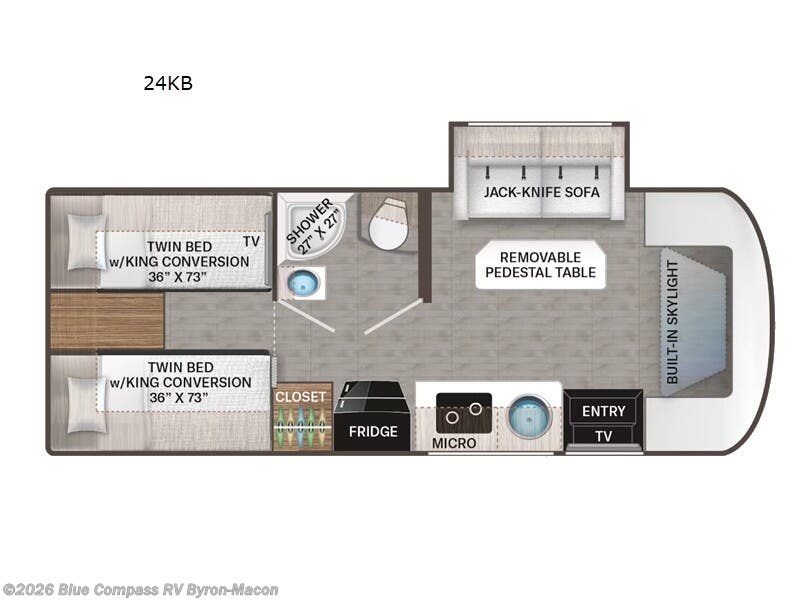 New 2026 Thor Motor Coach Gemini AWD 24KB available in Byron, Georgia