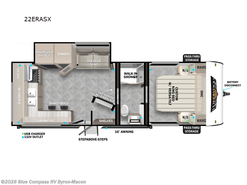 Used 2024 Forest River Wildwood 22ERASX available in Byron, Georgia