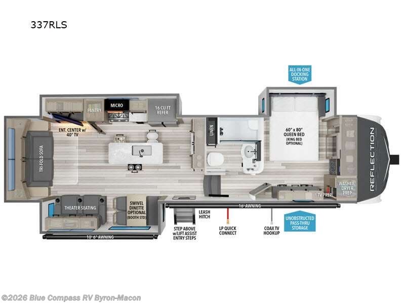 Used 2024 Grand Design Reflection 337RLS available in Byron, Georgia