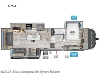 Used 2024 Grand Design Reflection 337RLS available in Byron, Georgia