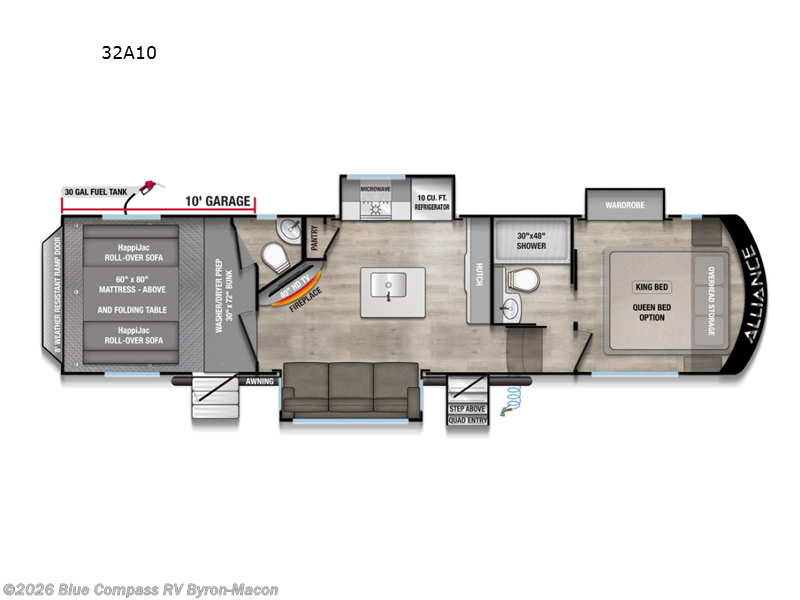 New 2027 Alliance RV Valor All-Access 32A10 available in Byron, Georgia