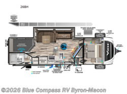Used 2024 Forest River Vibe 26BH available in Byron, Georgia