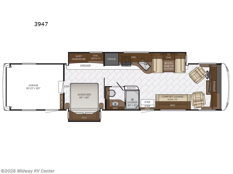 New 2026 Newmar Canyon Star 3947 available in Grand Rapids, Michigan