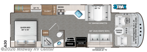 Used 2023 Thor Motor Coach Freedom Traveler A30 available in Grand Rapids, Michigan